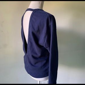 Nike sweatshirt with deep V in back